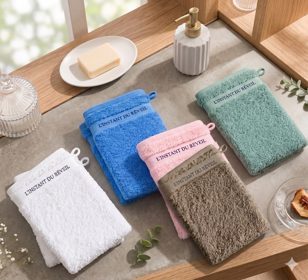 Nos Gants de toilette