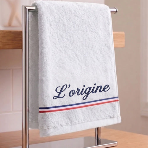 Drap de Bain Doux & Épais – Coton Premium Blanc - 550g/m2