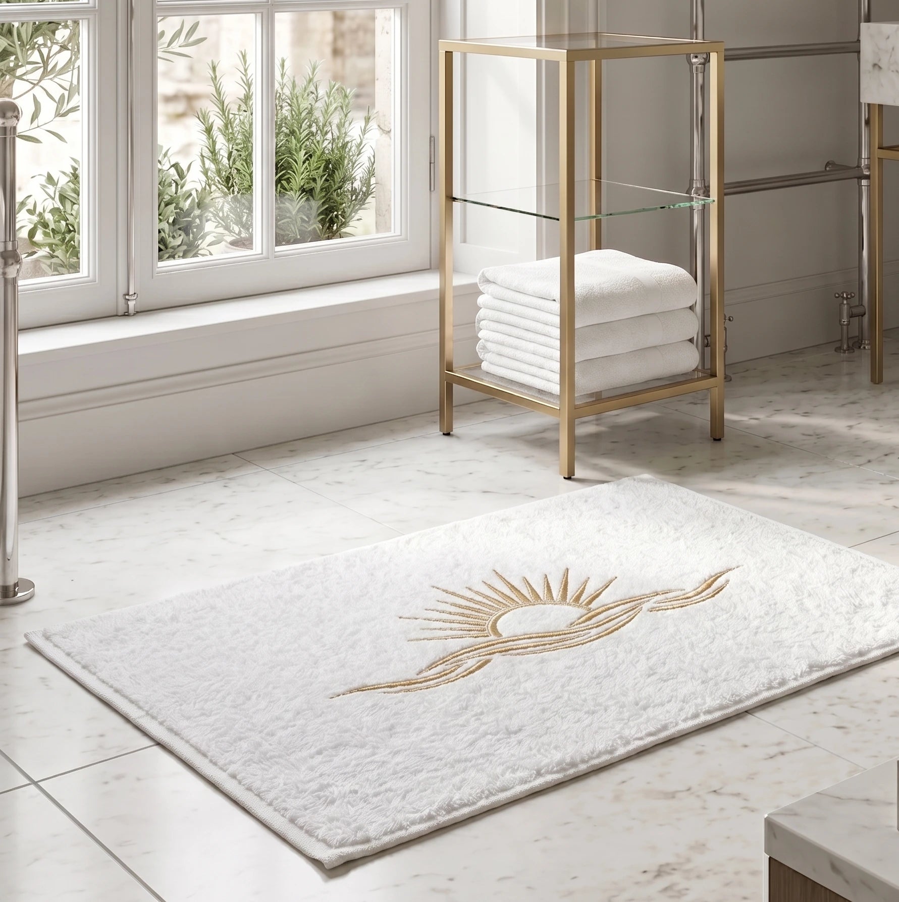 Tapis de Bain Logo Soleil – À l'Aube de la Gloire